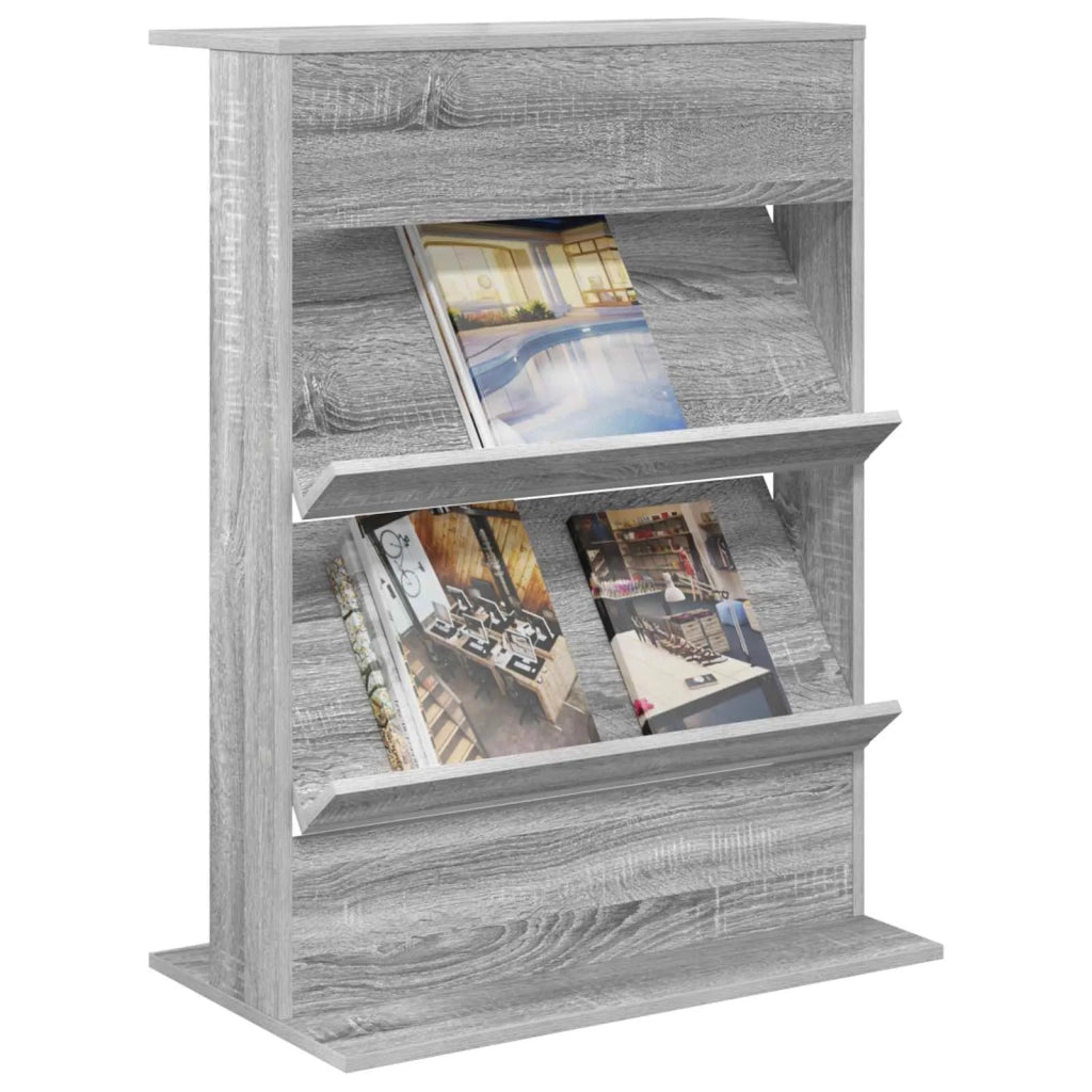 Scaffale per riviste Grigio Sonoma 70 x 41 x 96 cm CFW6606907