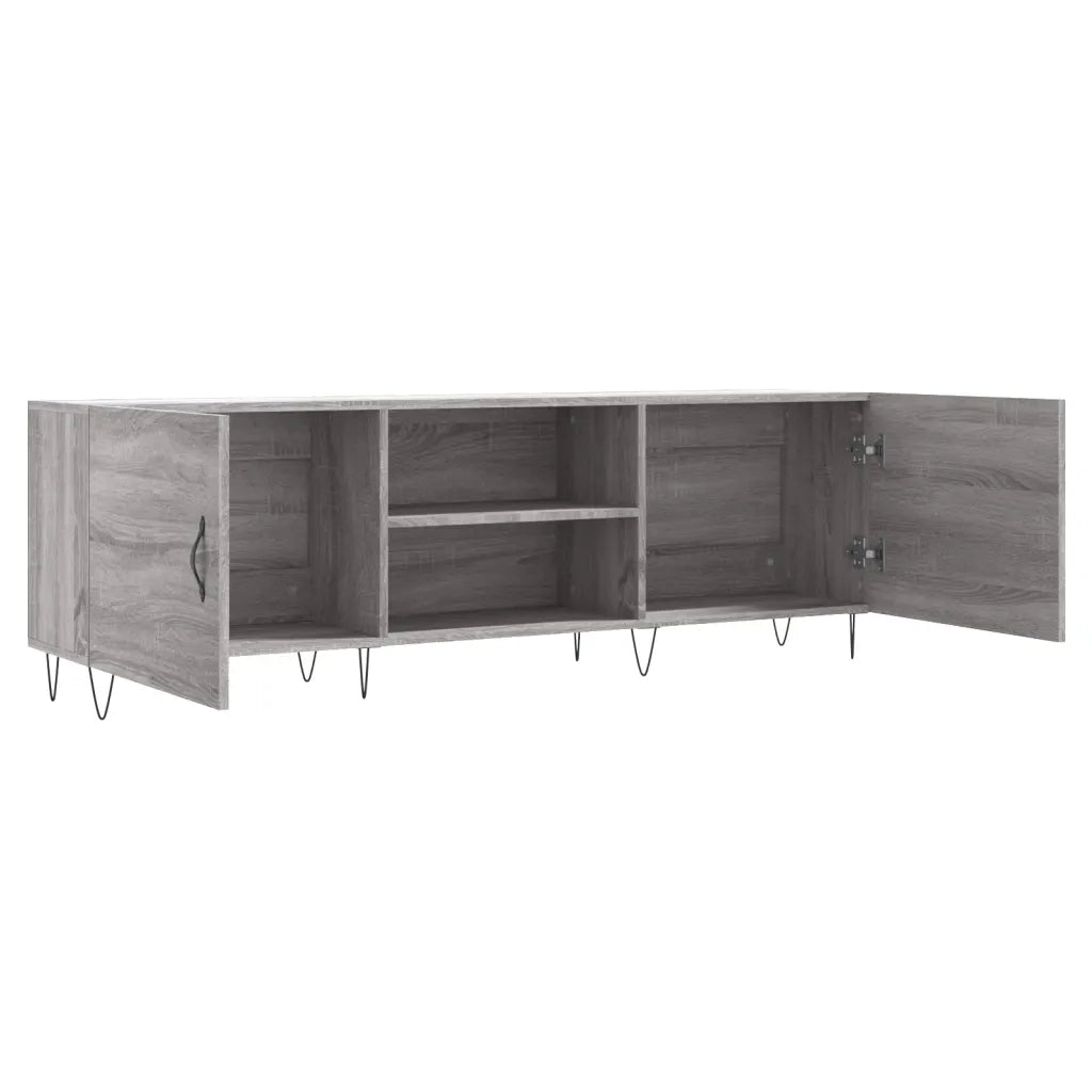 Mobile Porta TV Grigio Sonoma 150x30x50 cm in Legno Multistrato 829098