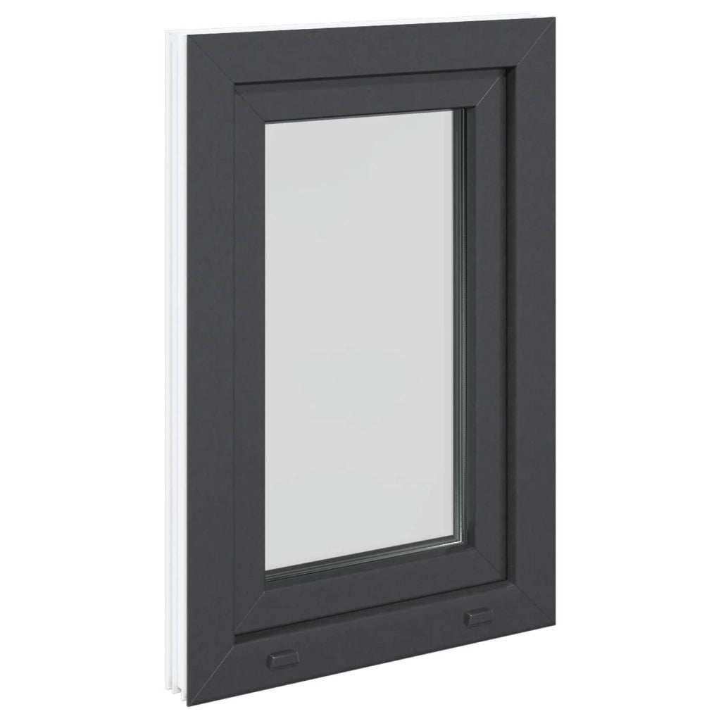 Finestra per Soffitta RISOR 50 x 75 cm PVC e Vetro Antracite CFW2586617