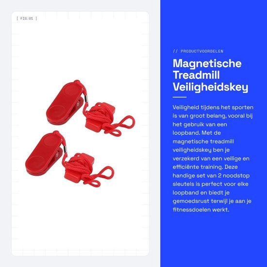 Chiave di Emergenza Compacta - Chiave di Emergenza a Sospensione - Tapis Roulant - Arresto di Emergenza - Interruttore Magnetico - Installazione Facile - Chiave di Emergenza Magnetica 

Modello: 
Treadmill 
Noodstop 
Schakelaar: Magnetische Schakelaar