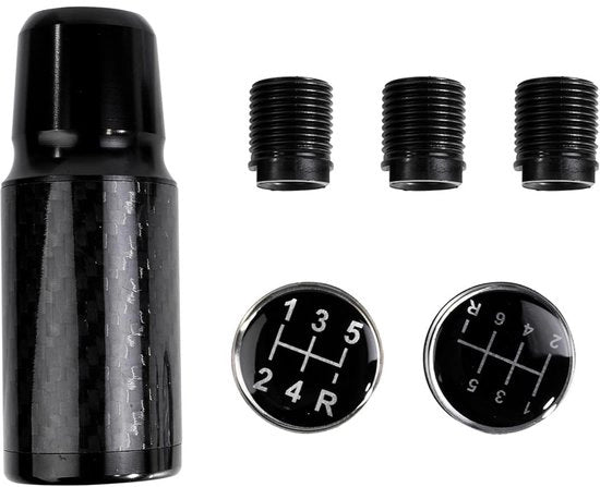 Regolatore di velocità in alluminio - universale con 3 adattatori - 5 rapporti - accessori per auto - regolatore di velocità - nero - adatto per