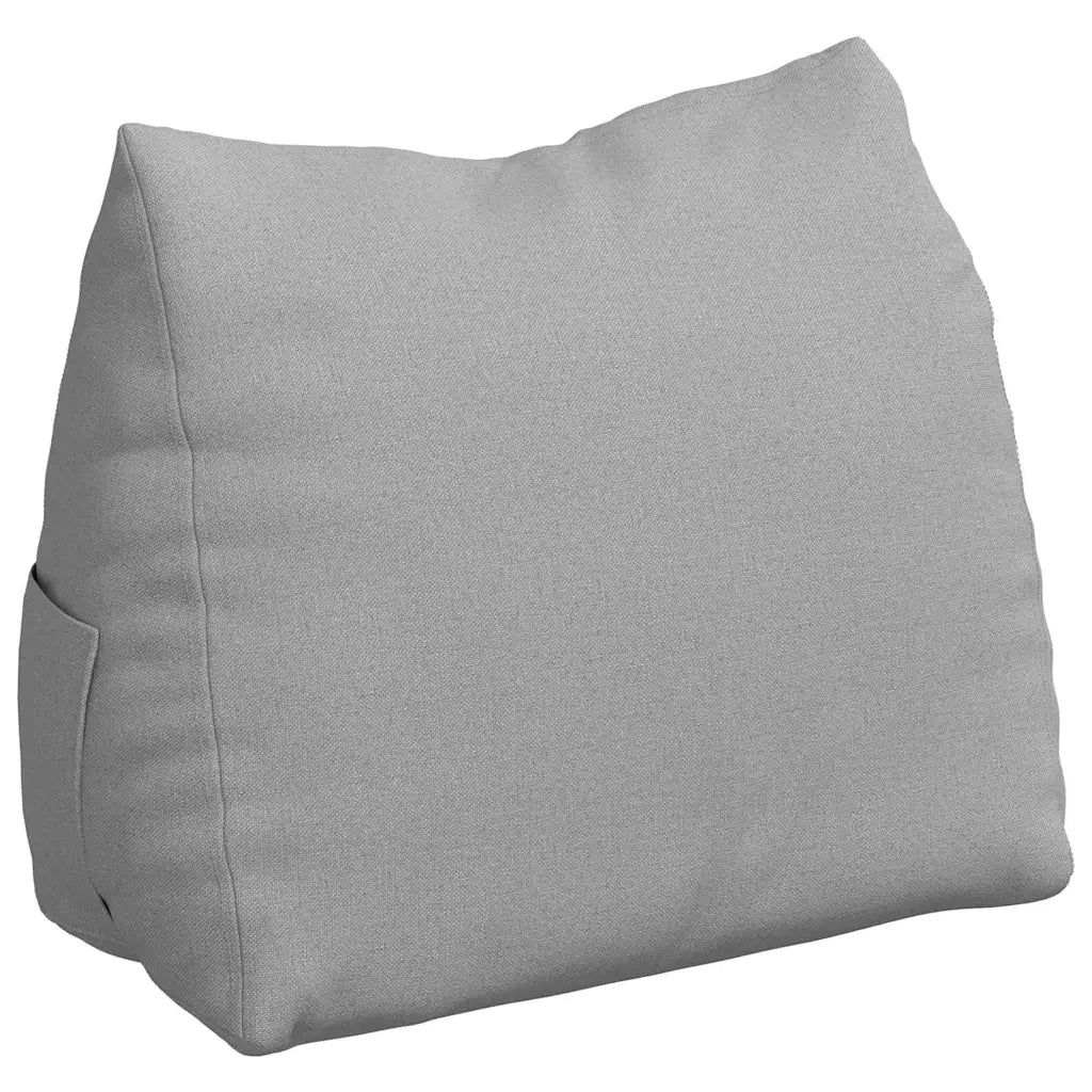 Cuscino per Schiena | Cuscino dorsale Grigio Nuvola 45 x 20 x 35 cm Tessuto