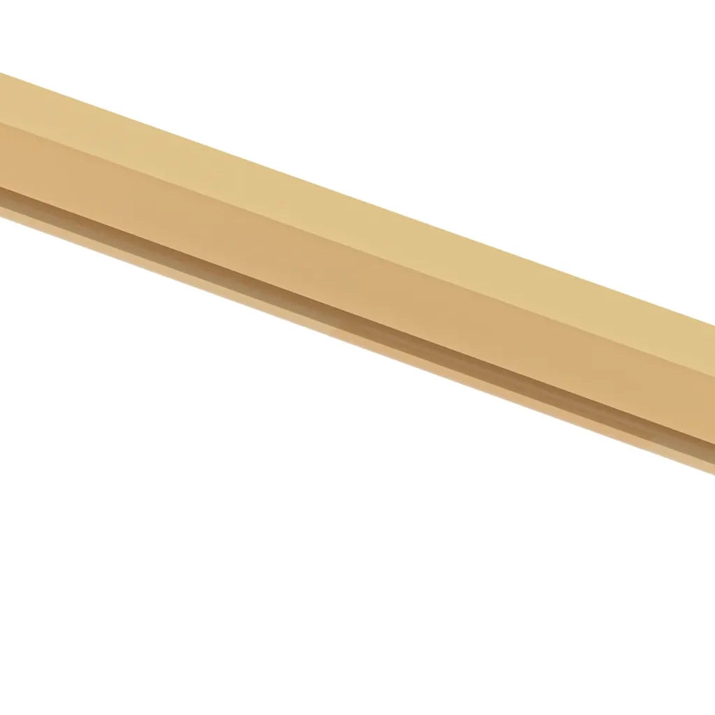Porta Interni Sottile Oro 102,5x201,5 Vetro Temperato Alluminio 155135
