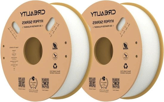 Pacco di filamento PLA da 2KG - 1,75mm - stampa ad alta velocità - precisione dimensionale 0,03mm - bianco - per K1 Max/Ender 3 V3 SE/KE