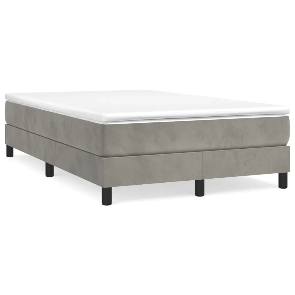 Giroletto a Molle Grigio Chiaro 120x200 cm in Velluto cod mxl 62971