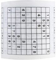 Toilette Pulp Grasso Sudoku - 1 Rolo - Pulizia Comoda - Senza Odore - Delicato e Flessibile