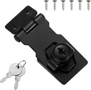 Blocco di sicurezza con chiave - Chiusura a sicurezza bloccabile per armadi, porte di armadio e porte di garage 

Modello: KS-1234
Compatibilità: 2-6 mm
Materiali: Acciaio inossidabile
Dimensioni: 10 x 5 x 2 cm
Peso: 150 g