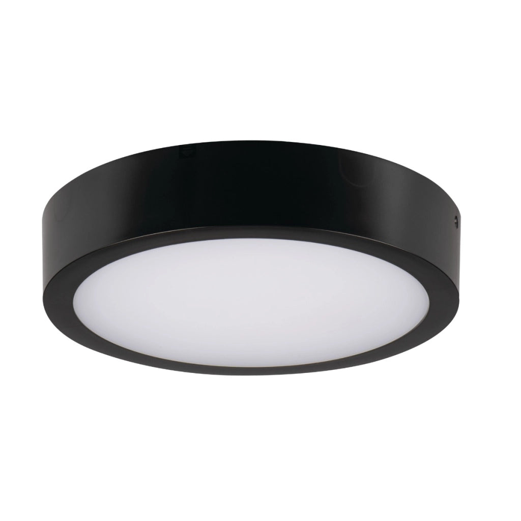 Plafoniera LED tonda Ø30 20W CCT IP66 nera DABER Kanlux
