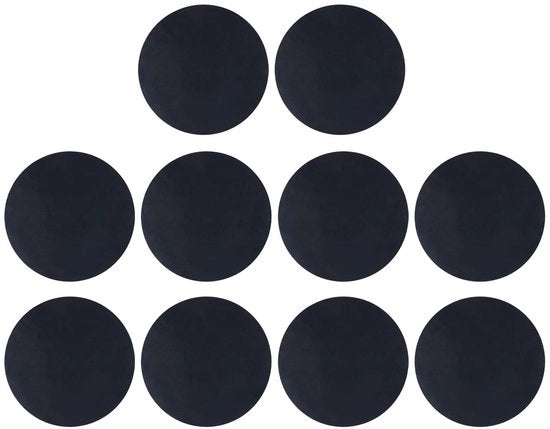 Mat di Griglia Ronde 24 Cm - 10 Pezzi - Riciclabile - Resistente al Calore - Senza Incollaggio - Facile da Pulire - Mat di Barbecue