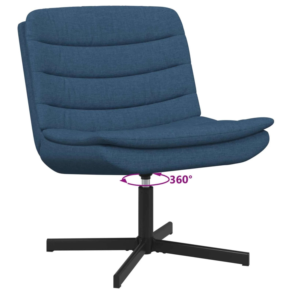 Sedia girevole Blu 63 x 75 x 76 cm Tessuto 42007357