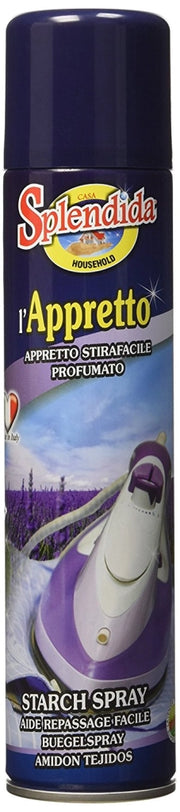 SPLENDIDA L'APPRETTO STIRA FACILE PROFUMATO SPRAY 300 ML MADE IN ITALY