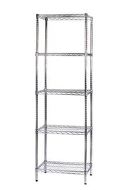 Archimede scaffale metallico scaffale 5 ripiani cm 46 x 61 x h. 200 cucina bagno garage cabina armadio