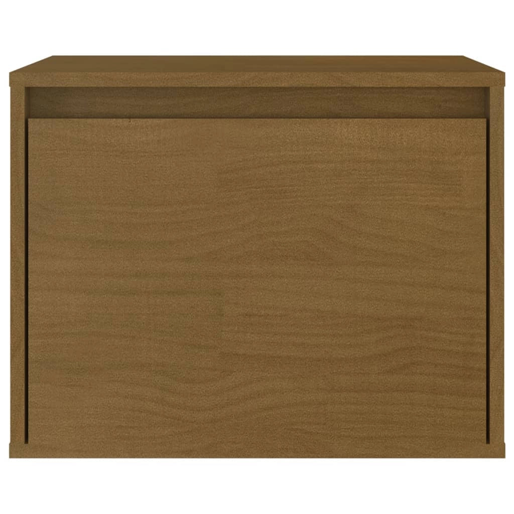 Mobile TV multimediale scaffale TV credenza mobile TV sala da pranzo soggiorno camera da letto 3 pezzi colore miele legno massello di pino marrone 02_0028691