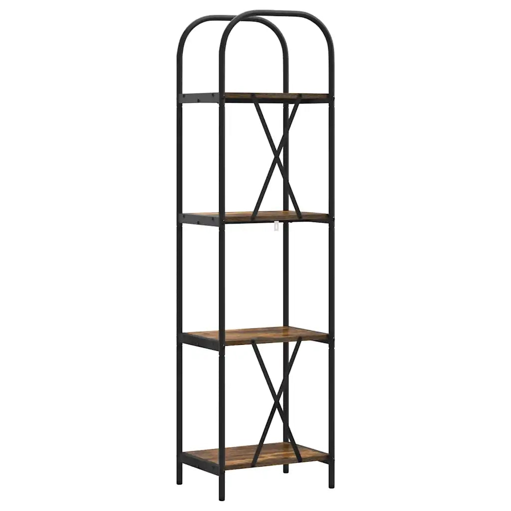 Libreria Rovere fumé 40 x 30 x 146 cm Legno multistrato 879877