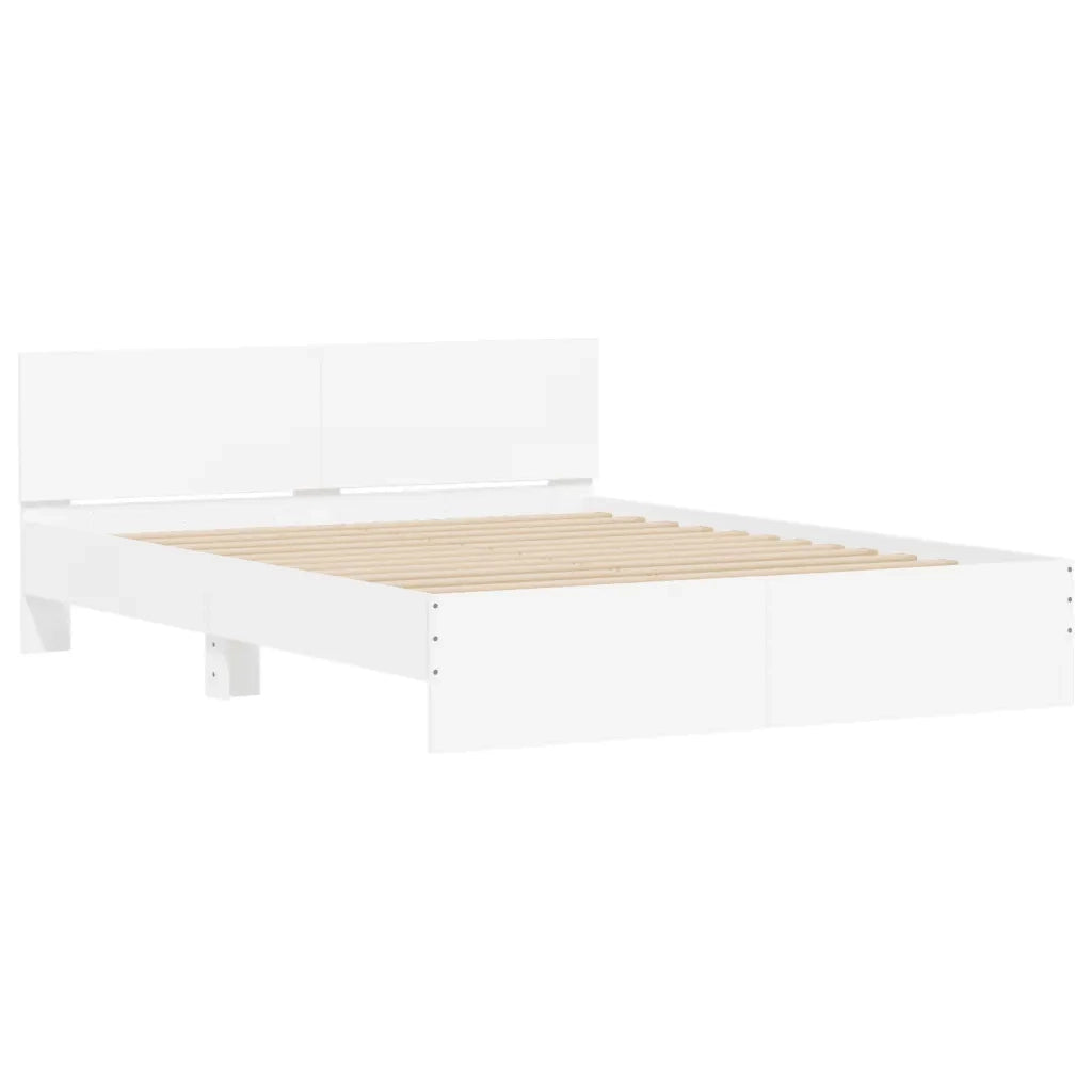 Giroletto con Testiera Bianco 150x200 cm 3207476
