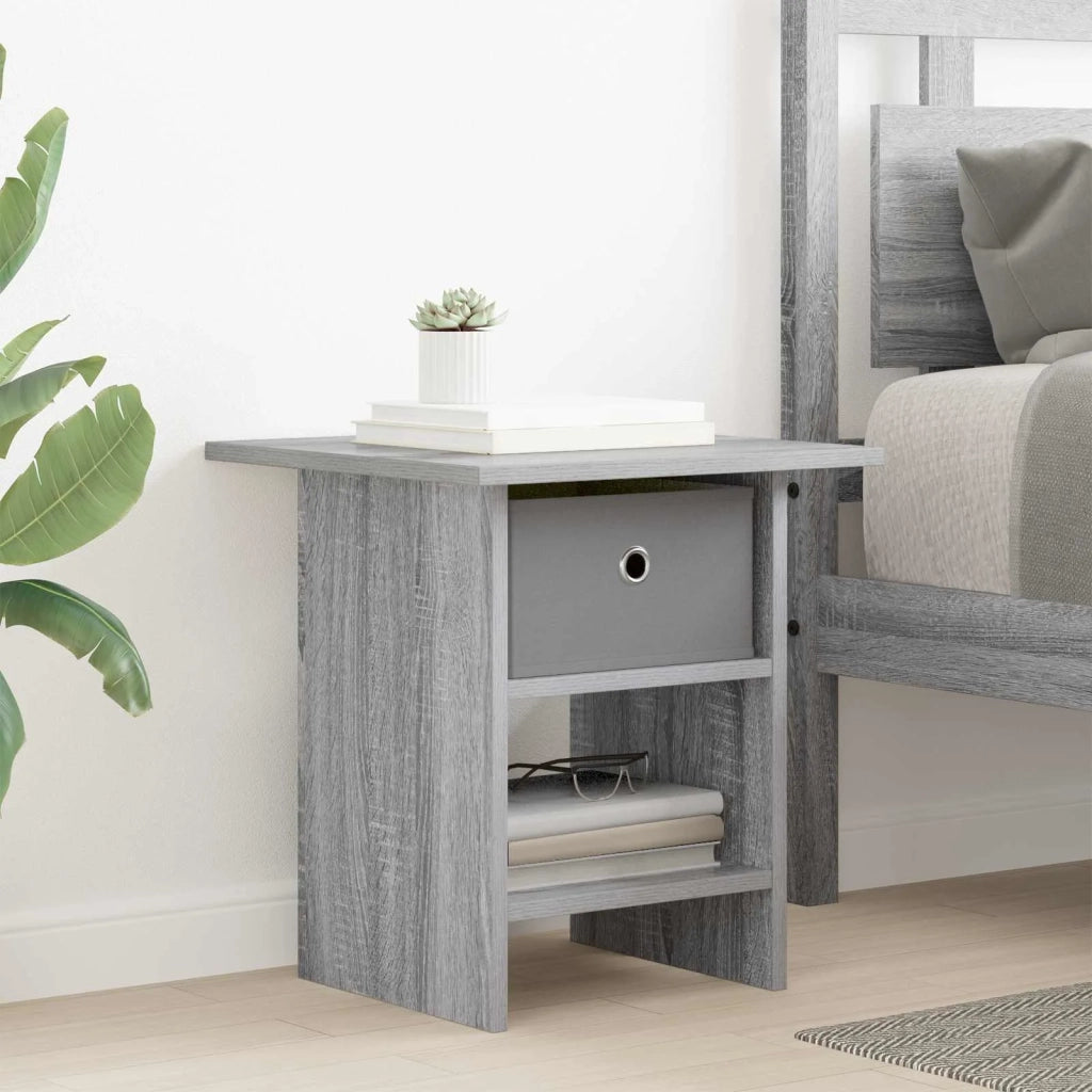 Comodino Grigio Sonoma 41 x 40 x 45 cm Legno multistrato 8000446