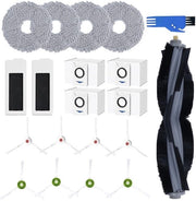 Accessori per Ecovacs Deebot T20 Omni - Set di spazzole - Filtro - Spazzole laterali - Asciugacapelli - Sacchi aspirazione - Strumento di pulizia spazzola - Accessori aspiratore