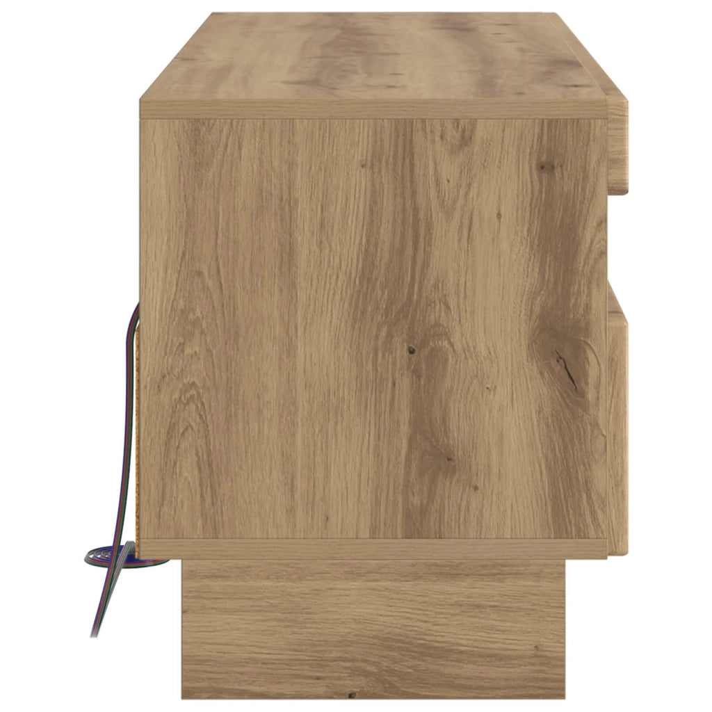 Mobile TV LED Rovere Artigianale Legno ingegnerizzato 896124