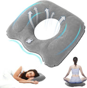 Cuscino ortopedico gonfiabile - Cuscino a donut per il cuscino della colonna vertebrale - Ergonomico e portatile