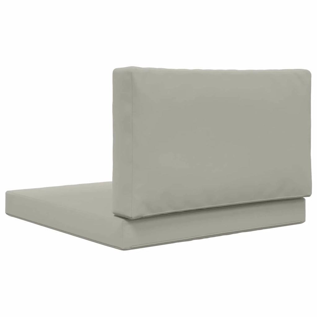 Cuscino per divano da esterno 2 pcs Grigio Poliestere