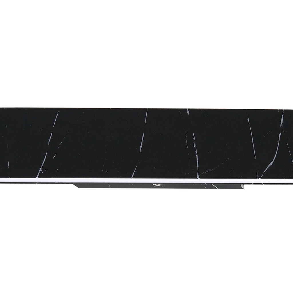 Applique LED Milagro Pierce 12W nero marmo 4000K IP20