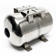 Vaso di espansione 50 l orizzontale acciaio inox per impianti idrici, sistemi autoclave, membrana EPDM