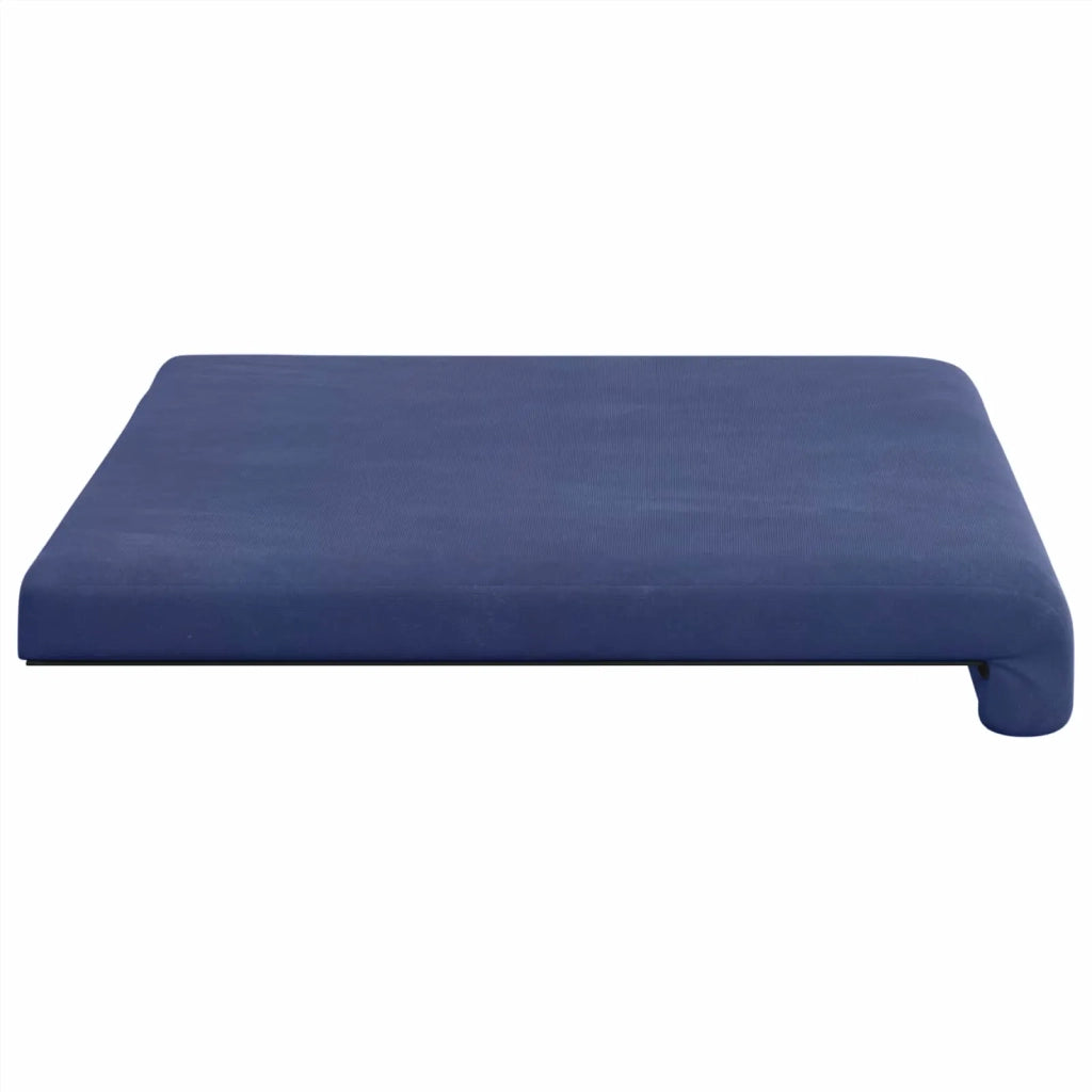 Cuscino per panchina Velluto (V) Blu Polizia Profondità 35 cm 42043187