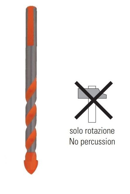 Punta specifica per ceramica - Misura: Ã¸ 5 x 82 mm