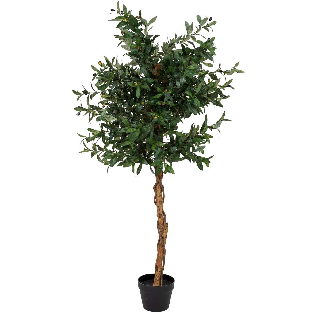 Olivo artificiale decorativo verde 1836 foglie verde 60x60x150