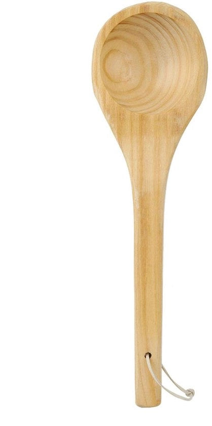 Spiedino per Sauna a Mano Fatto a Taglio - Spatola in Legno - Cucchiaio Portatile - Cucchiaio da Tè - Accessorio da Cucina - Ideale per Servire il Tè