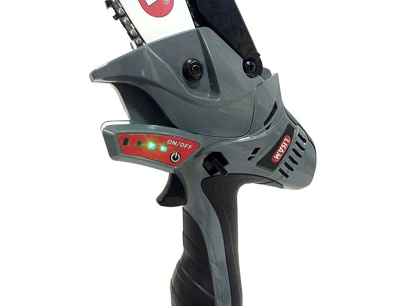 Seghetto a batteria Lisam MiniSG potatore barra 13cm con 2 batterie 16,8V 4,5Ah