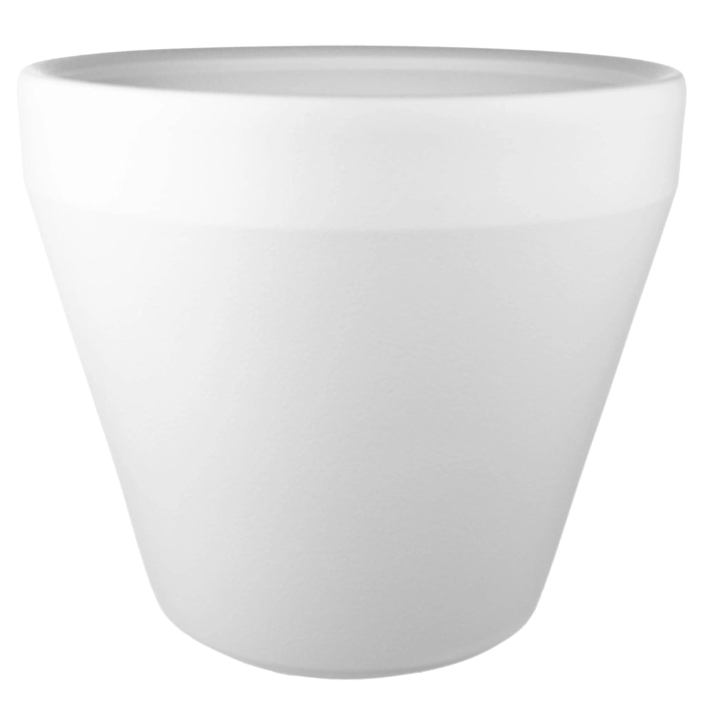 Vaso da fiori KADAX, grande, rotondo, da giardino, bianco, 39 cm