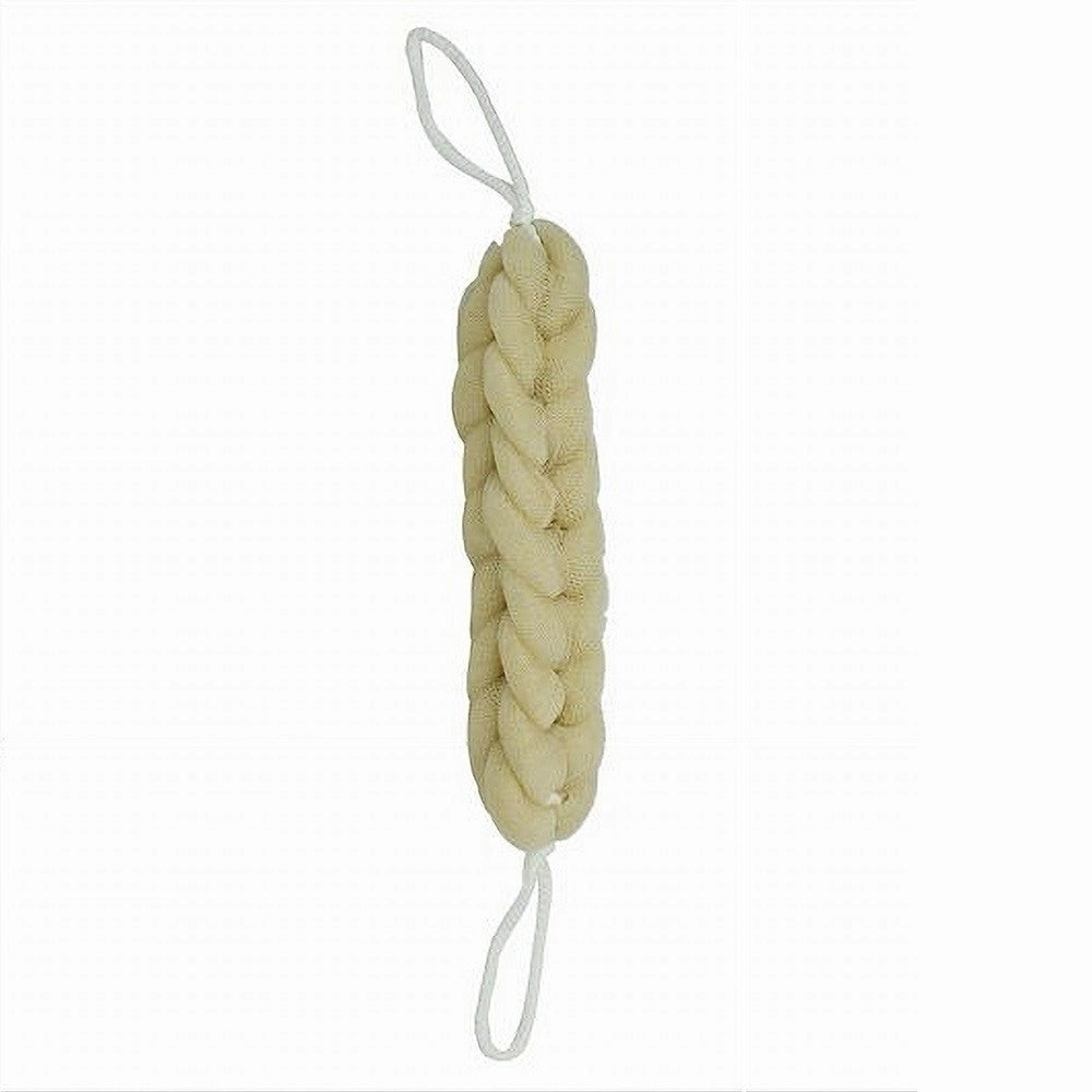 Trade Shop - Lavaschiena Spugna Rete Esfoliante Bagno Doccia A Treccia Scrubber 79591 Gialla -
