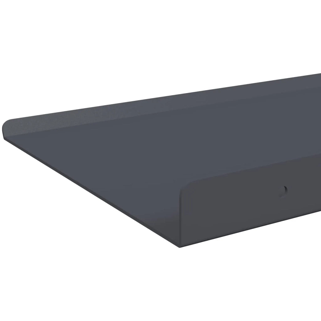 Mensola sospesa 4 pcs Antracite 40 x 18 x 2,5 cm Acciaio 8004013