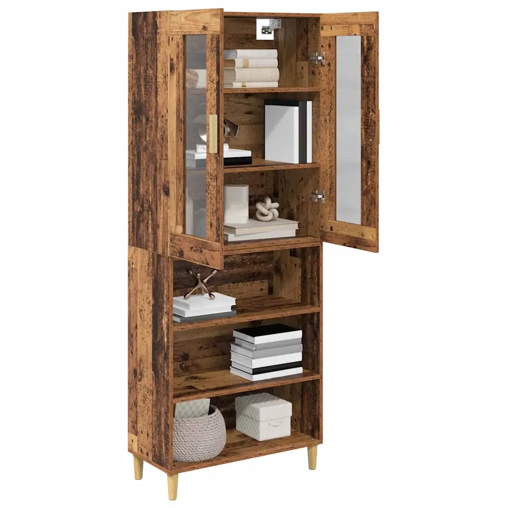Credenza | Madia | Buffet da pranzo | Armadio da pranzo Legno vecchio 69,5 x 34 x 180 cm