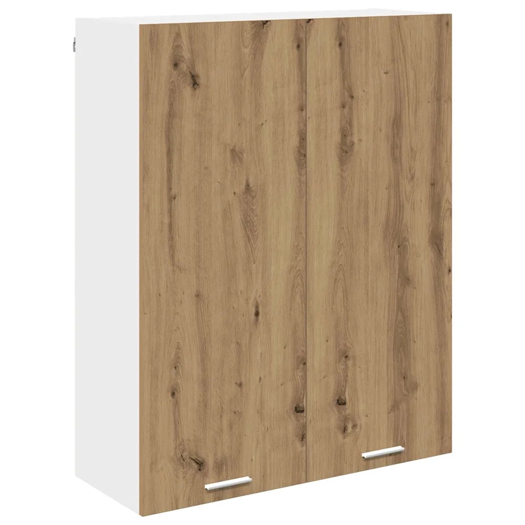 Armadio pensile con porta Rovere artigianale 80 x 31 x 100 cm