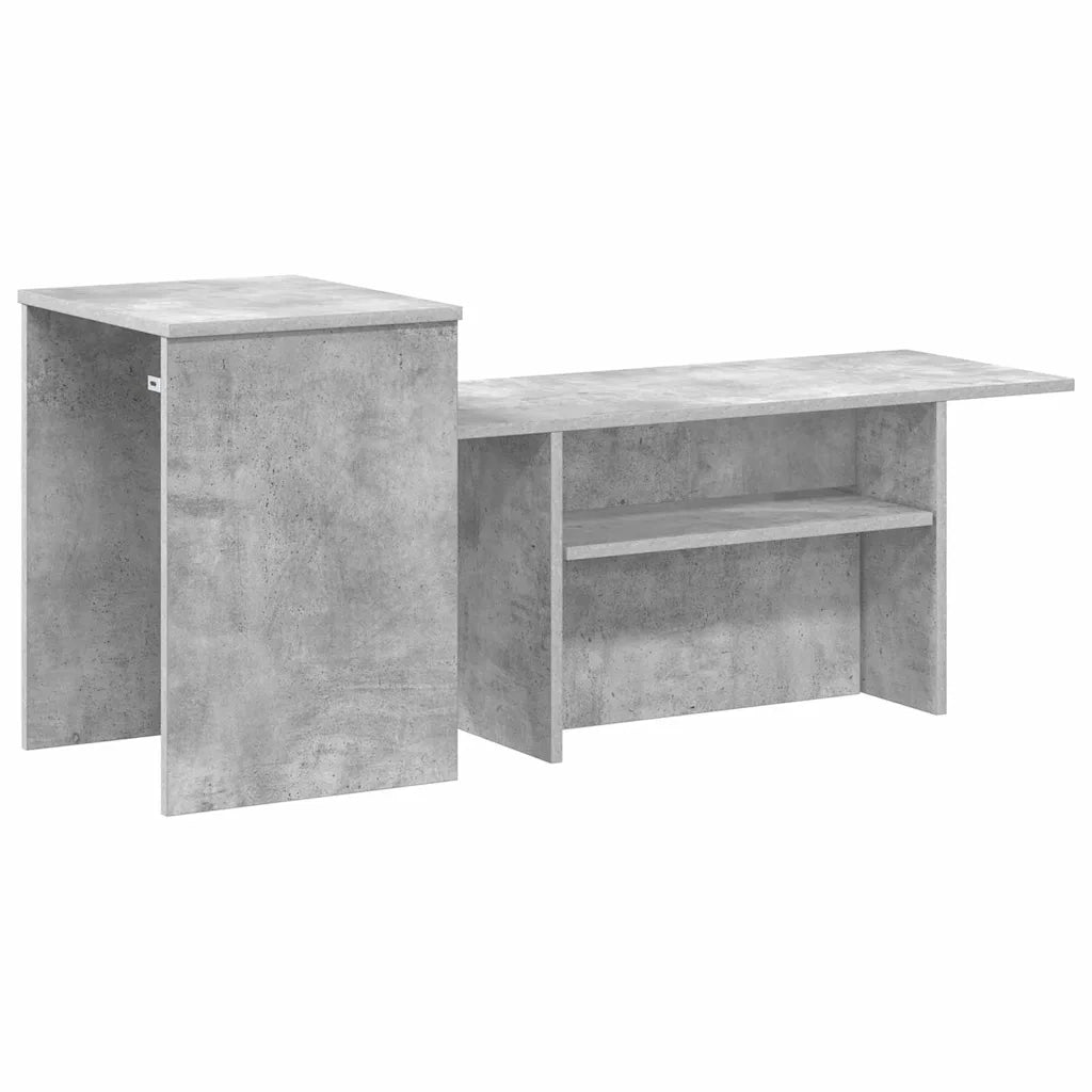 Tavolo consolle Grigio cemento 91,5 x 35 x 38,5 cm 891163