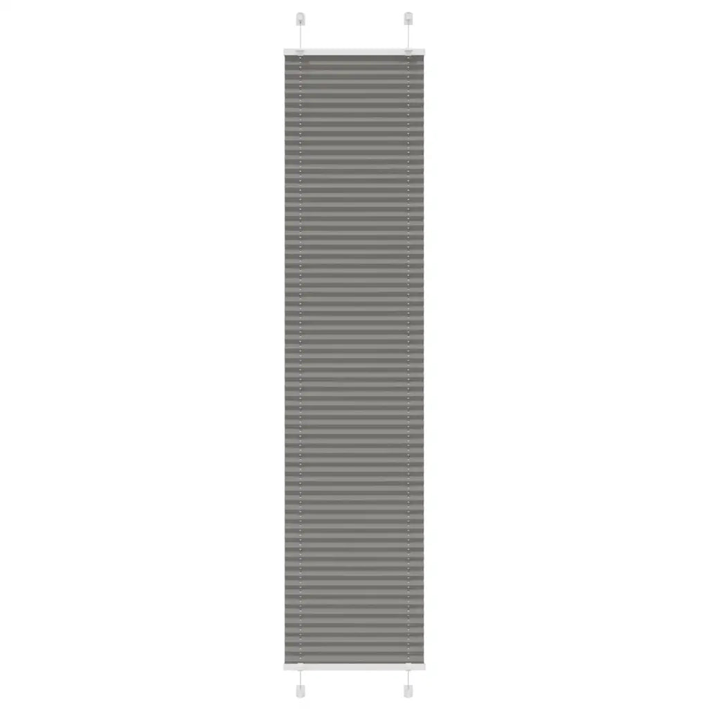 Tenda Plissettata Antracite 40x200 cm Larghezza Tessuto 39,4 cm