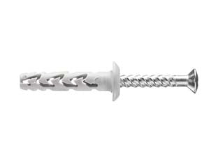 TASSELLO IN NYLON PROLUNG. CON VITE TSP PZ COLLARINO BOMBATO  JTX TB/V- - ø mm.6x35 - 200 pezzi ELEMATIC