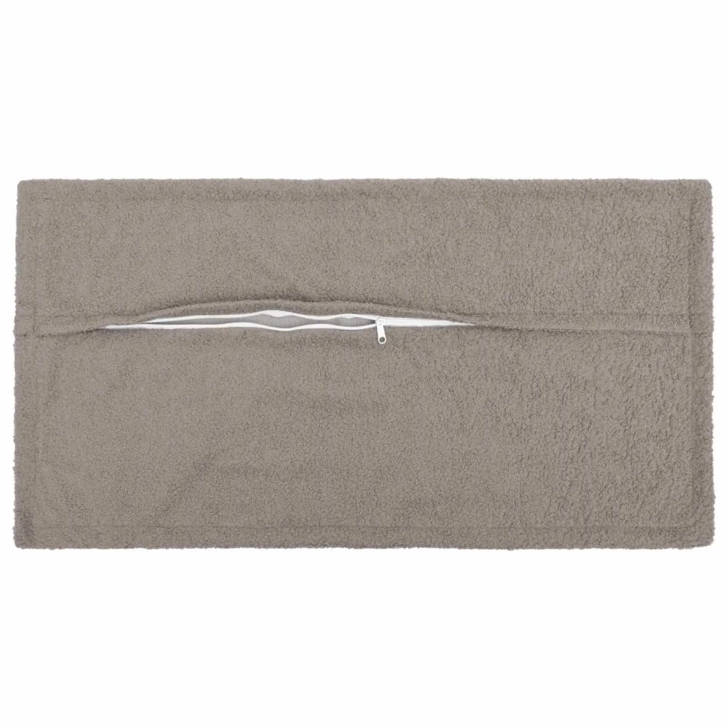 Federa 6 pz HOUTEN Grigio Chiaro 40 x 70 cm Bouclé 917839