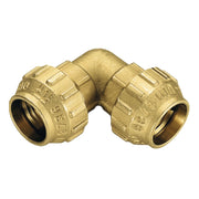 RACCORDO CURVO DOPPIO IN OTTONE PER TUBO POLIETILENE SERIE COBRARING 3460CR - ø63  - TIM
