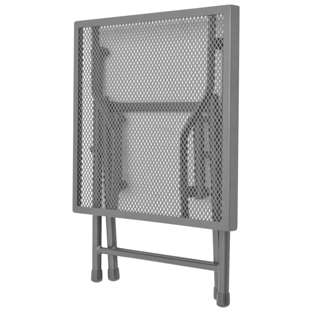 Set di 2 lettini prendisole sedie a sdraio lettini prendisole aiuole da giardino mobili da giardino con tavolo acciaio antracite 02_0012071