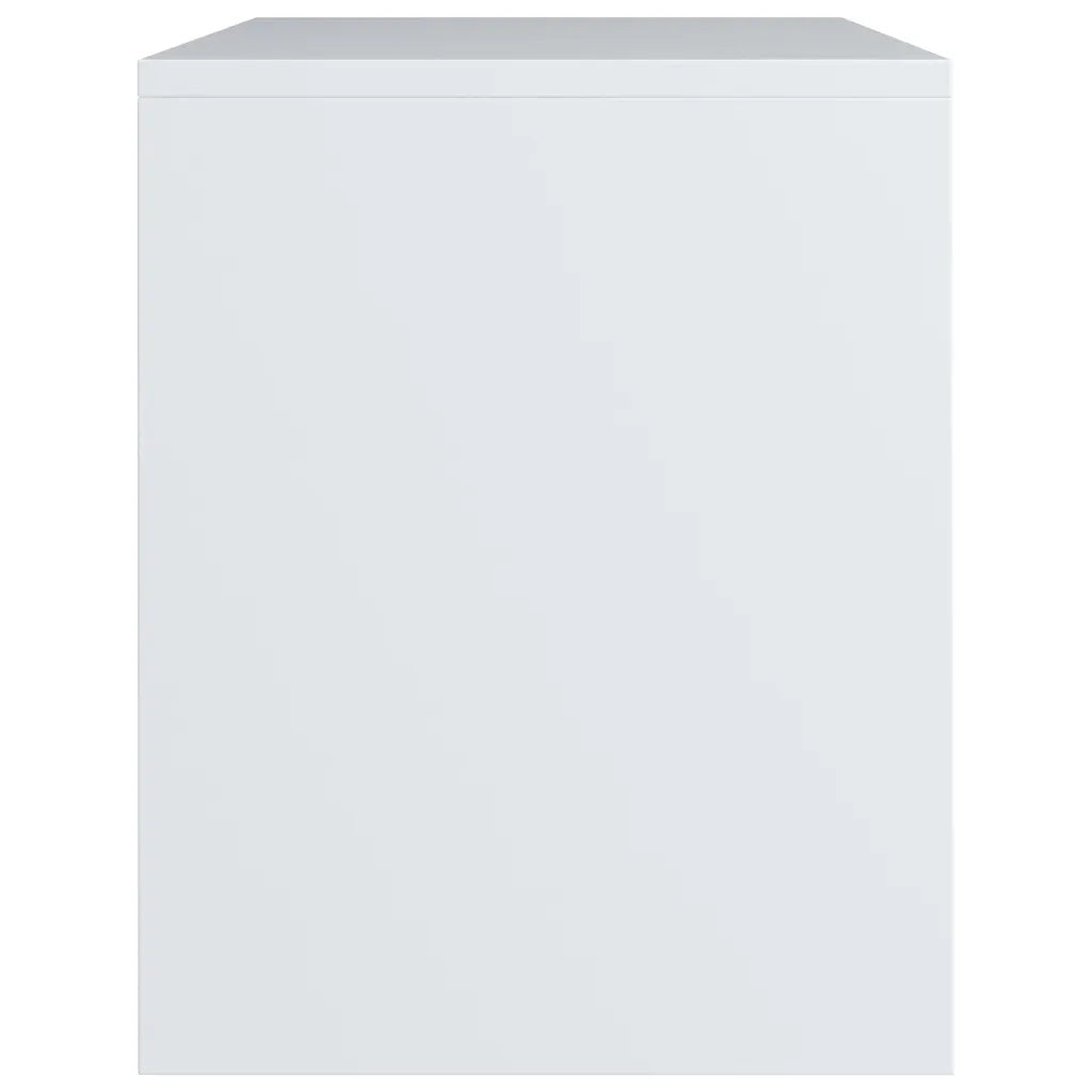 Comodini Bianchi 2 pz 40x30x40 cm Legno Ingegnerizzato cod mxl 54178