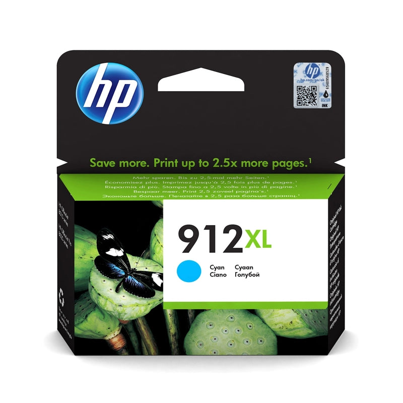 HP Cartuccia di inchiostro ciano originale 912XL ad alta capacità