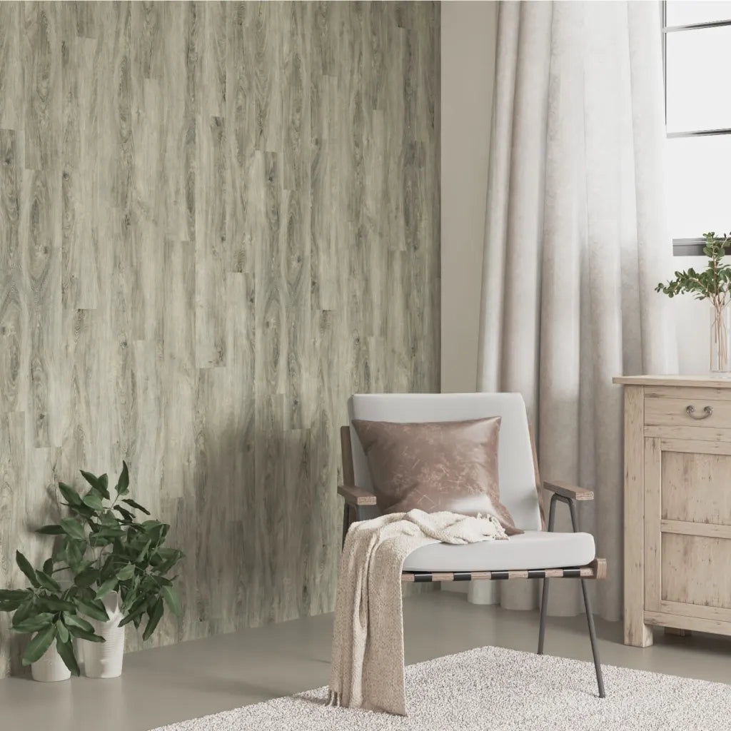 Pannelli da Parete Effetto Legno Grigio PVC 2,06 mÂ² cod mxl 24575