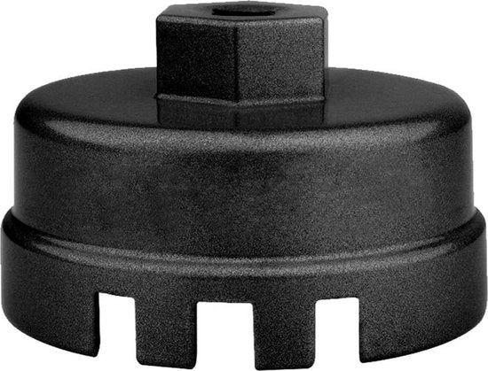 Chiave per filtro olio in alluminio - Chiave a vite per filtro olio - Kit di rabbocchi per oli motore - Olio filtro filtro nero.
