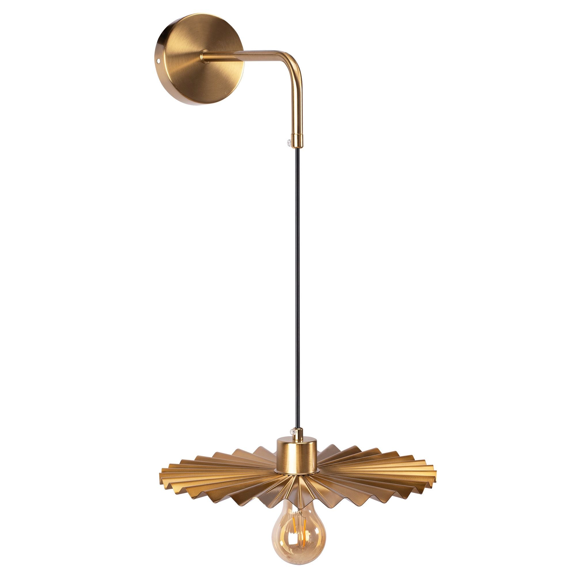 Lampada Da Parete APP1356-1W Old Gold 30 Cm