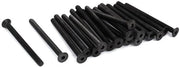 Kit di chiavi a 6 facce metriche a scheggia per viti M4 x 50mm nero, 20 pezzi