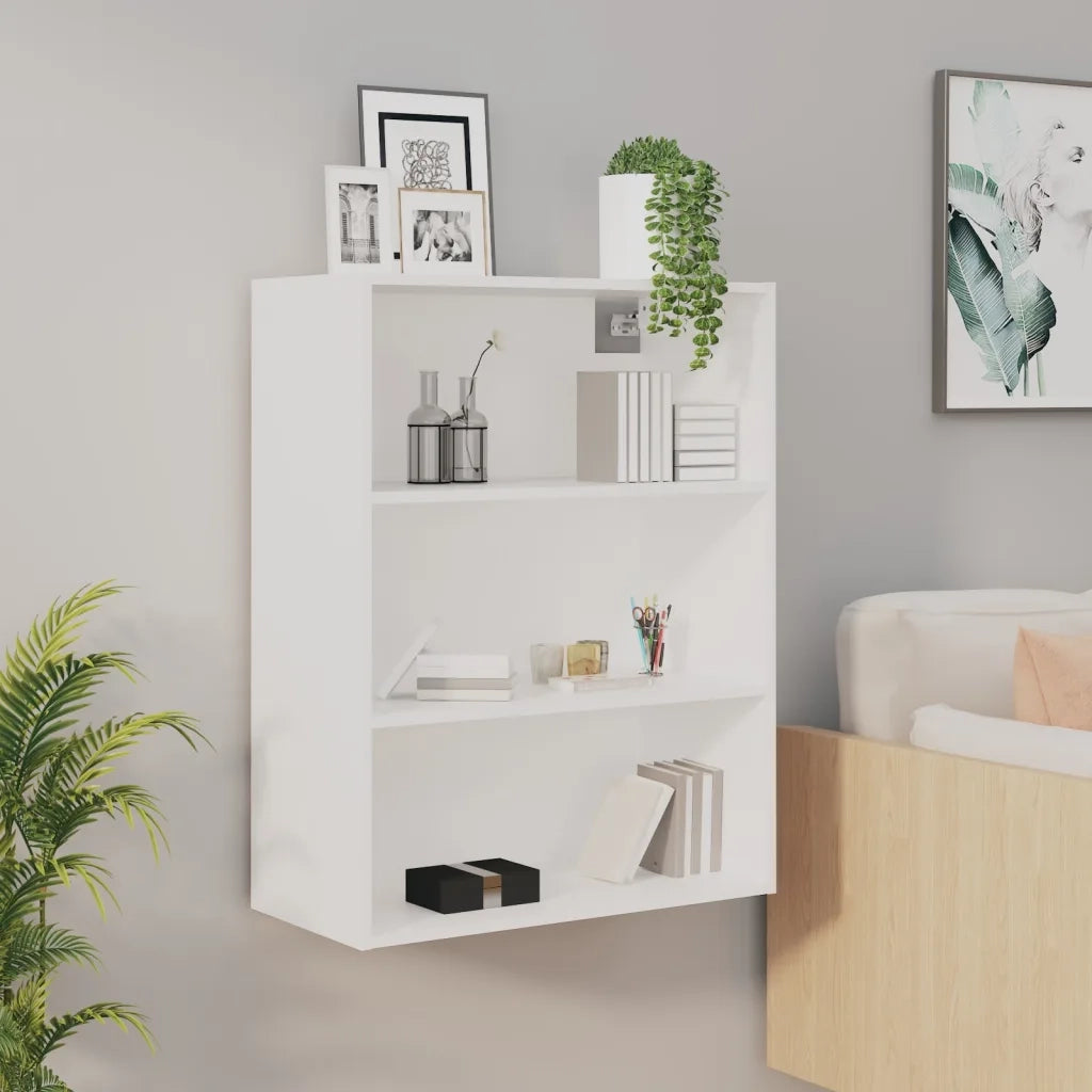 Armadietto Pensile a Parete Bianco 69,5x32,5x90 cm CFW9684284