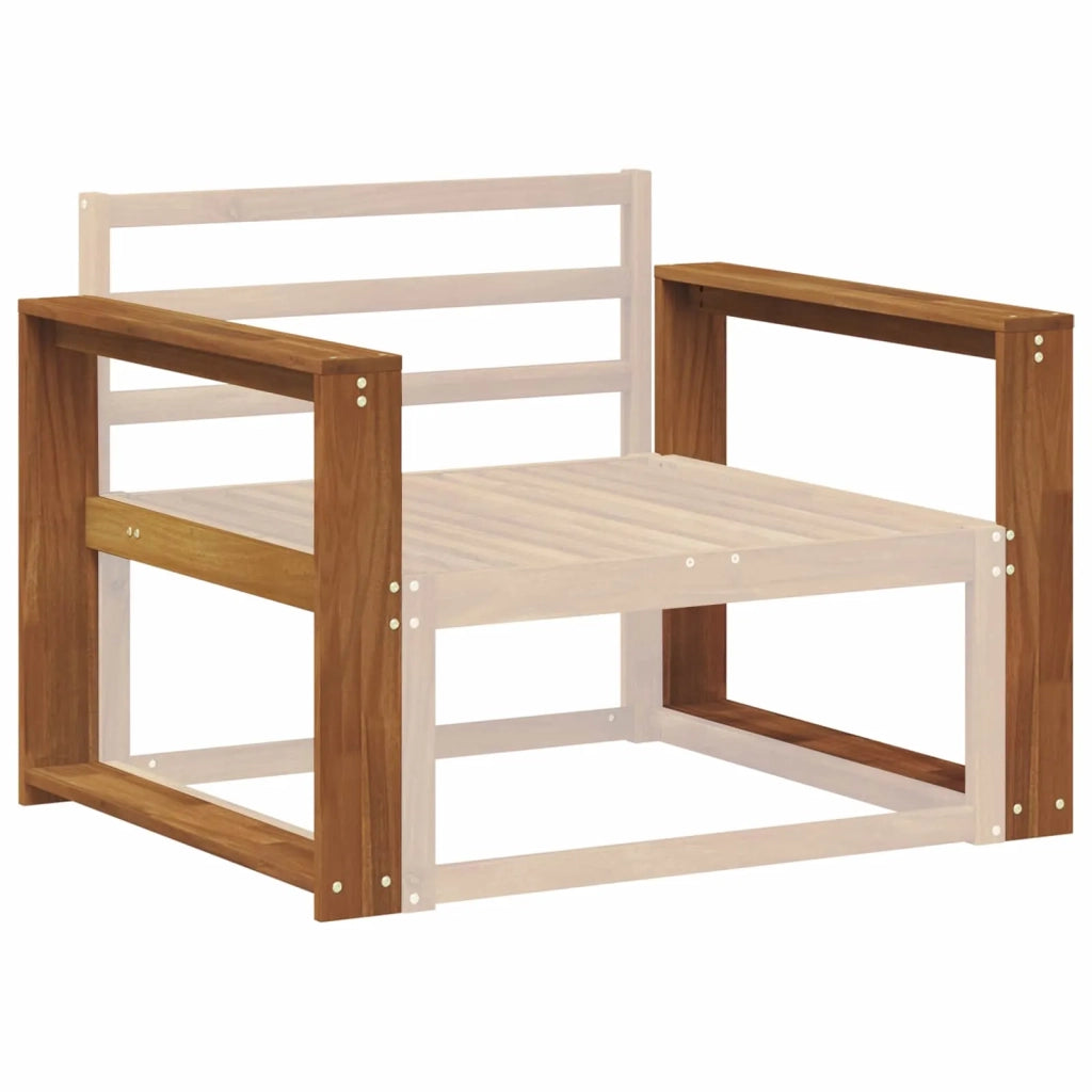 Bracciolo 2 pz Naturale 78 x 10 x 61 cm 900582